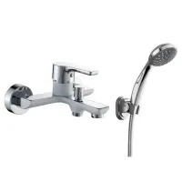 Змішувач для ванни RJ LUCK RBZ080-3W, хром