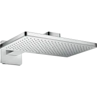 Верхній душ 460/300 1jet AXOR SHOWER SOLUTIONS 35274000, з тримачем, з розеткою Chuveiro fixo 460/300 1jet com braço de chuveiro e espelho softsquare
