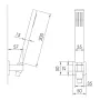 Гарнітур душовий IMPRESE GRAFIKY ZMK061901100, хром