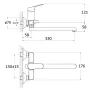 Змішувач для ванни RJ RUSH RBZ021-9B