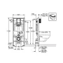 Інсталяція для унітаза GROHE RAPID SL 39002000