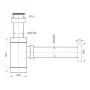 Сифон для умивальника IMPRESE HYDRANT ZMK031806600