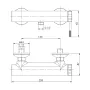 Змішувач для душу IMPRESE BRENTA ZMK071901080, хром