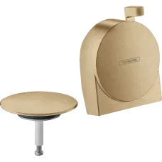 Набір накладок сифона для ванни HANSGROHE EXAFILL S 58117140, бронза сатин