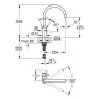 Змішувач для кухні GROHE EUROSMART COSMOPOLITAN 32843002