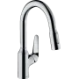 Змішувач для кухонної мийки з висувним душем HANSGROHE FOCUS M42 71821000