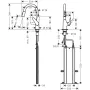 Змішувач для кухонної мийки з висувним душем HANSGROHE FOCUS M42 71821000