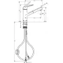 Змішувач для кухні з висувним виливом HANSGROHE M427-H150 71814000, хром