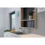 Змішувач для кухні з висувним виливом HANSGROHE M427-H150 71814000, хром