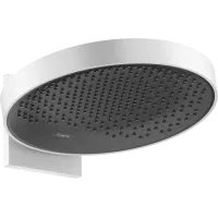 Верхній душ з настінним кронштейном HANSGROHE RAINFINITY 26230700, білий матовий