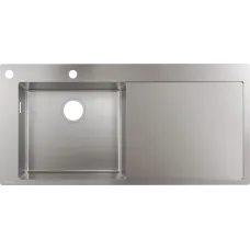 Мийка для кухні нержавіюча HANSGROHE S71 43332800, нержавіюча сталь сатин