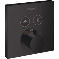 Зовнішня частина змішувача прихованого монтажу HANSGROHE SHOWER SELECT 15763670, чорний