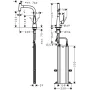 Змішувач для кухонної мийки HANSGROHE TALIS SELECT M51 73852000