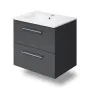 Тумба з умивальником IMPRESE VALTICE f3202G, сірий