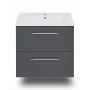 Тумба з умивальником IMPRESE VALTICE f3202G, сірий