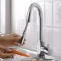 Змішувач для кухні з висувним виливом GROHE EUROSMART COSMOPOLITAN 31481001, хром