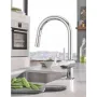Змішувач для кухні з висувним виливом GROHE MINTA 32321002, хром