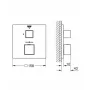 Змішувач для душу GROHE GROHTHERM CUBE 24153000