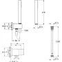 Гарнітур душовий GROHE EUPHORIA CUBE 26405000