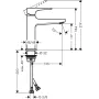 Змішувач для умивальника HANSGROHE METROPOL 32507990, золото