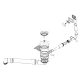 Сифон для кухонної мийки HANSGROHE 43927000, хром