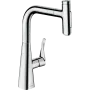 Змішувач для кухонної мийки з висувним душем HANSGROHE METRIS SELECT M71 73817000