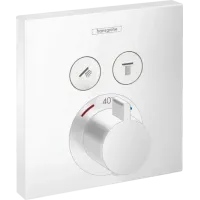 Термостат прихованого монтажу HANSGROHE SHOWERSELECT 15763700, білий