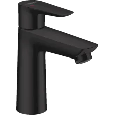 Змішувач для раковини зі зливним гарнітуром HANSGROHE TALIS E 71713670, чорний матовий