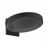 Верхній душ з настінним кронштейном HANSGROHE RAINFINITY 26230670, чорний матовий