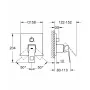 Змішувач для ванни GROHE EUROCUBE 24094000