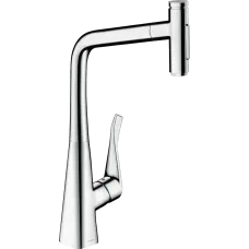 Змішувач для кухонної мийки з висувним душем HANSGROHE METRIS M71 73816000