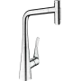 Змішувач для кухонної мийки з висувним душем HANSGROHE METRIS M71 73816000