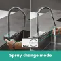 Змішувач для кухонної мийки з висувним душем HANSGROHE AQUNO SELECT M81 73837000