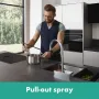 Змішувач для кухонної мийки з висувним душем HANSGROHE AQUNO SELECT M81 73837000