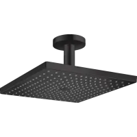 Верхній душ зі стельовим кронштейном HANSGROHE RAINDANCE 26250670, чорний матовий