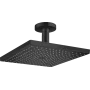 Верхній душ зі стельовим кронштейном HANSGROHE RAINDANCE 26250670, чорний матовий