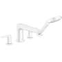 Змішувач для ванни на 4 отвори HANSGROHE TALIS E 71748700, білий матовий