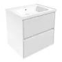 Тумба з умивальником IMPRESE LASKA f3207W, білий