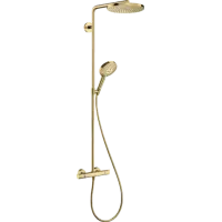 Душова система з термостатом HANSGROHE RAINDANCE SELECT 27633990, золото глянсовий