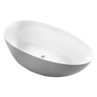 Ванна акрилова IMPRESE BILINA 170x85 IT528 із сифоном