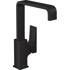 Змішувач для умивальника HANSGROHE METROPOL 32511670, чорний