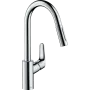 Змішувач для кухні з висувним виливом HANSGROHE FOCUS 73880000, хром
