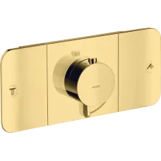 Термостат для 2 споживачів AXOR ONE 45712990, прихованого монтажу, золото