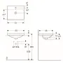 Умивальник GEBERIT VARIFORM 500.741.01.2