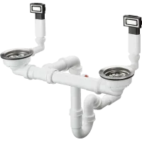 Сифон для мийки HANSGROHE 43922800, нержавіюча сталь