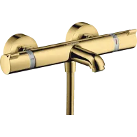 Змішувач із термостатом для ванни HANSGROHE ECOSTAT 13114990, золото глянсовий
