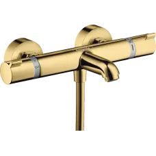 Змішувач із термостатом для ванни HANSGROHE ECOSTAT 13114990, золото глянсовий