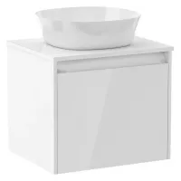 Тумба з умивальником IMPRESE BILOVEC f3276W, білий