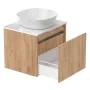 Тумба з умивальником IMPRESE BILOVEC f3216Dr, дуб