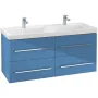 Умивальник підвісний подвійний VILLEROY & BOCH AVENTO 4A23CK01, 120x47, білий